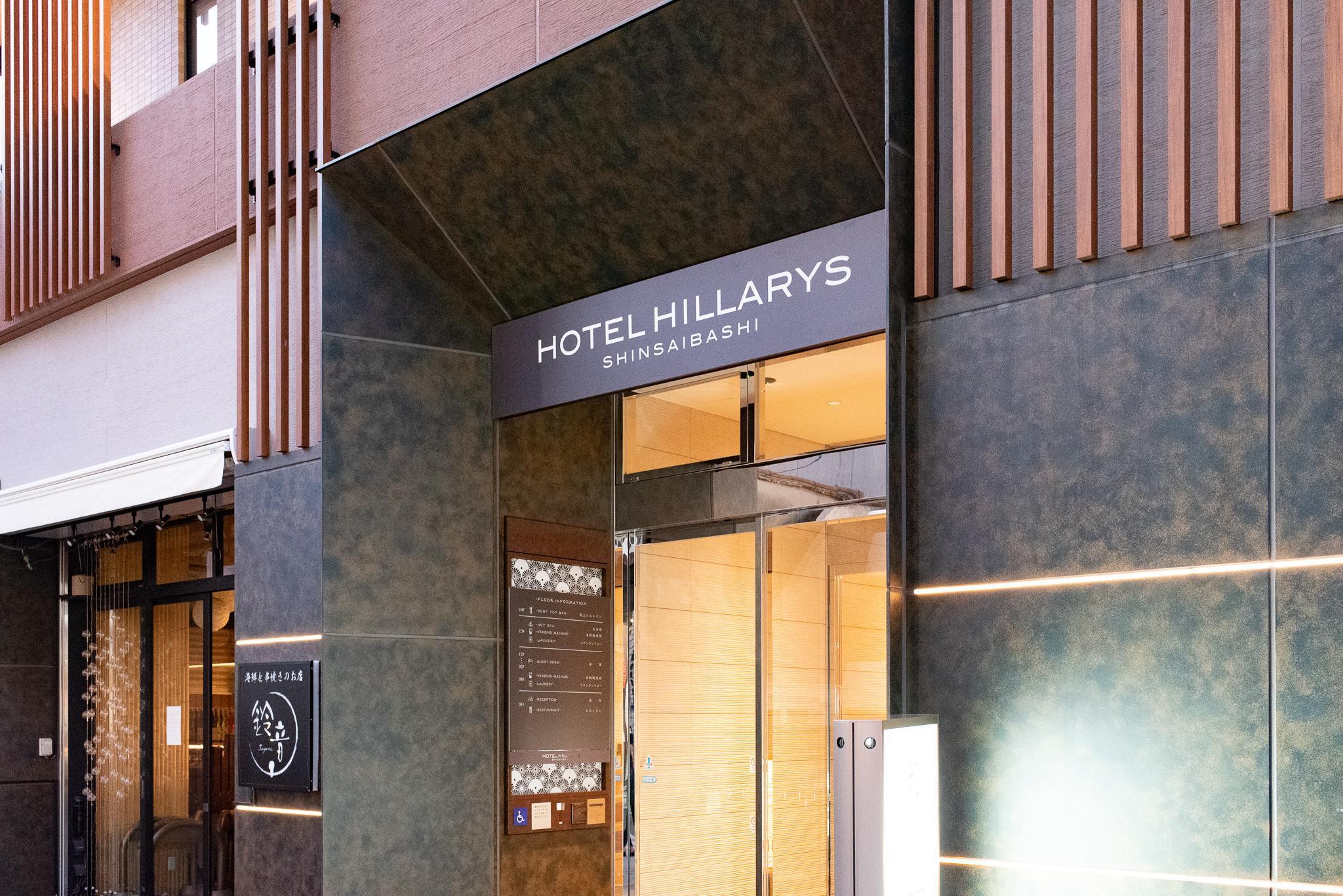 Hotel Hillarys Shinsaibashi Osaca Exterior foto